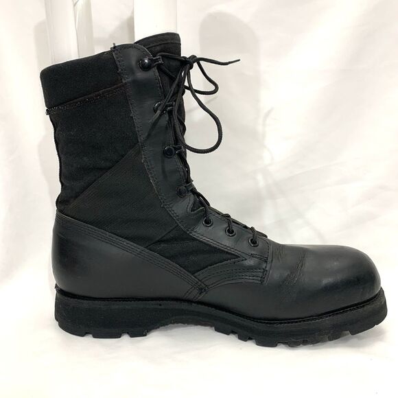 Belleville USA Black Leather/Gore-Tex Enforcement Duty Combat Boots Men Size 11R main image 9